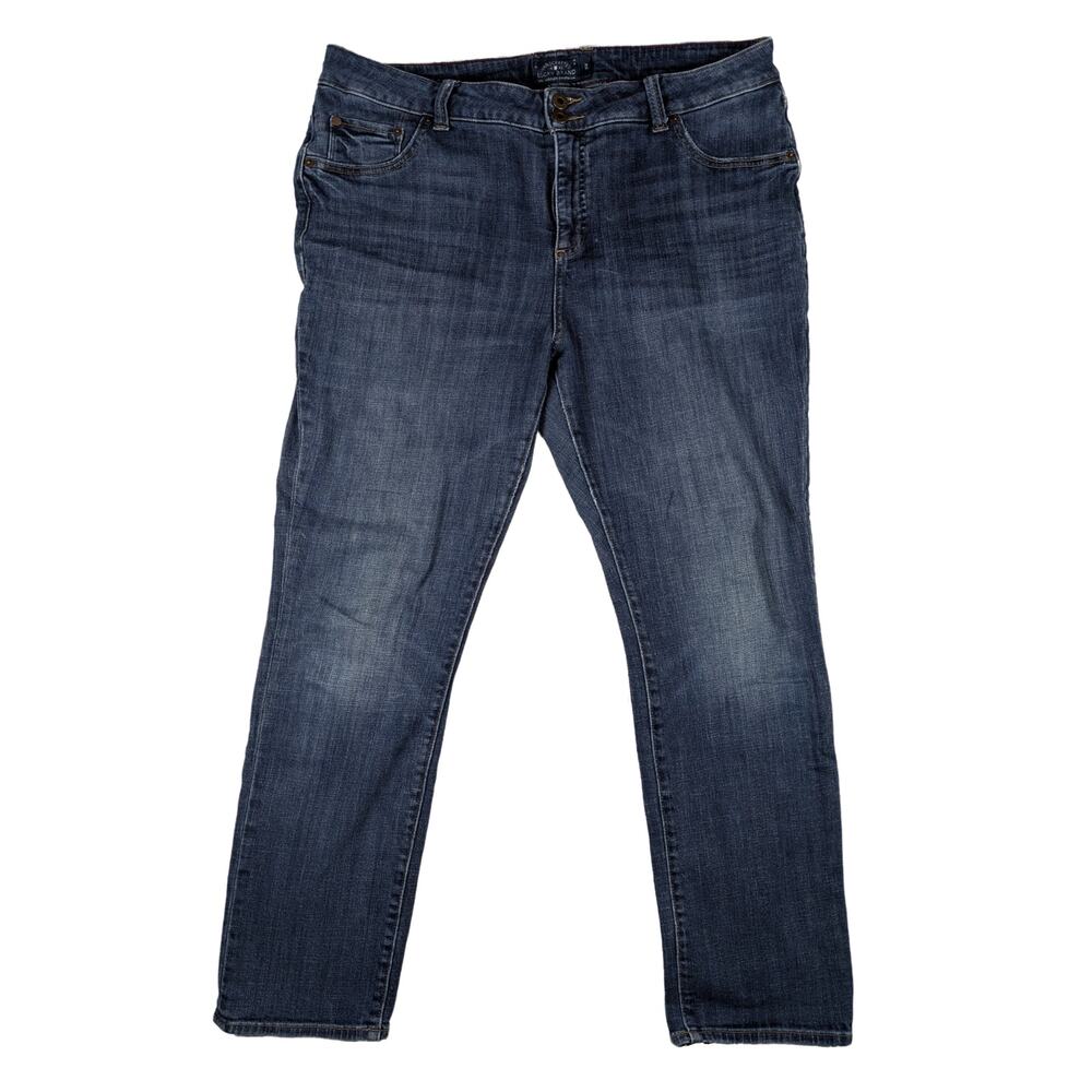 Lucky Brand Emma Straight Denim Jeans Size 16W